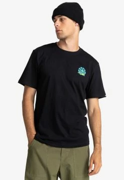 Element T Shirt Imprimé Flint Black Homme