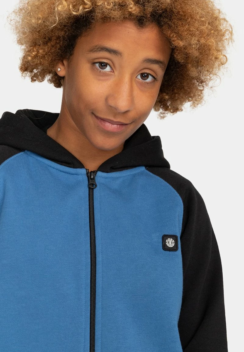 Element Sweat à Capuche Zippé Flint Black Enfant â Image 5
