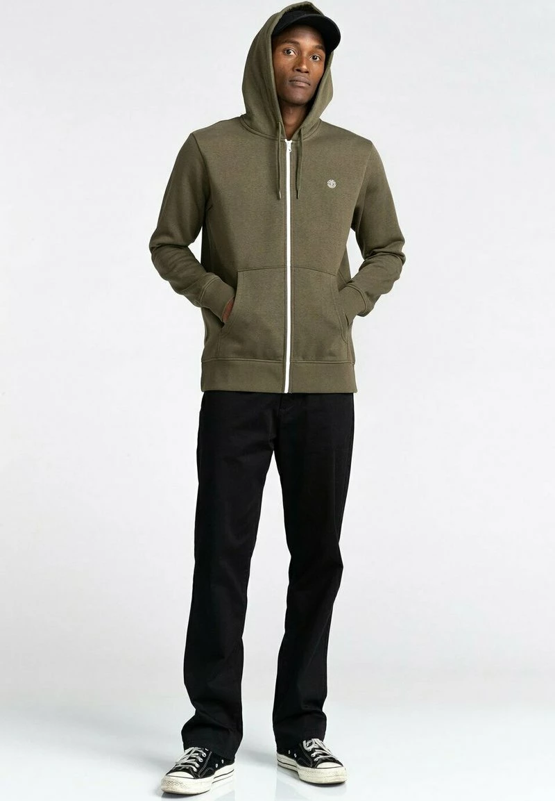 Element Homme CORNELL CLASSIC Sweat à Capuche Zippé Army â Image 2