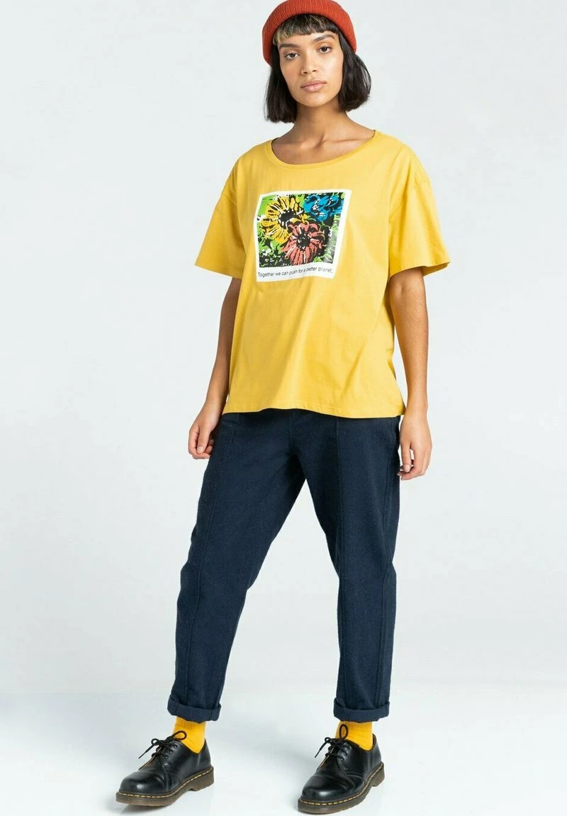 Element TOLUCA T Shirt Imprimé Sauterne Femme â Image 2