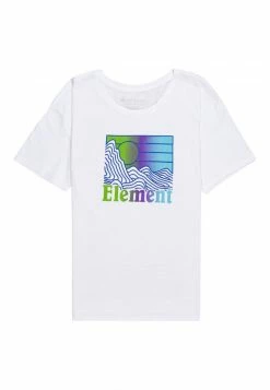 Element Femme T Shirt Imprimé Optic White