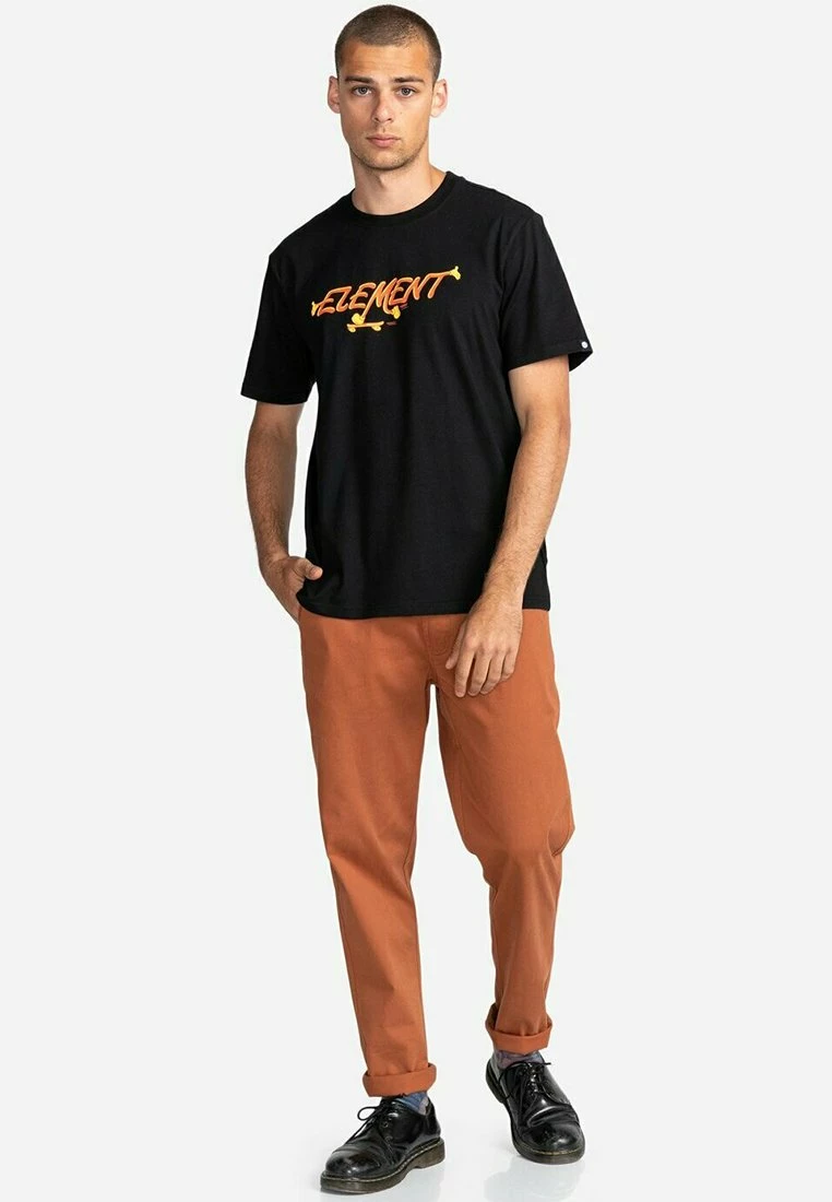 Element MANCHES COURTES HOMME T Shirt Imprimé Flint Black â Image 2