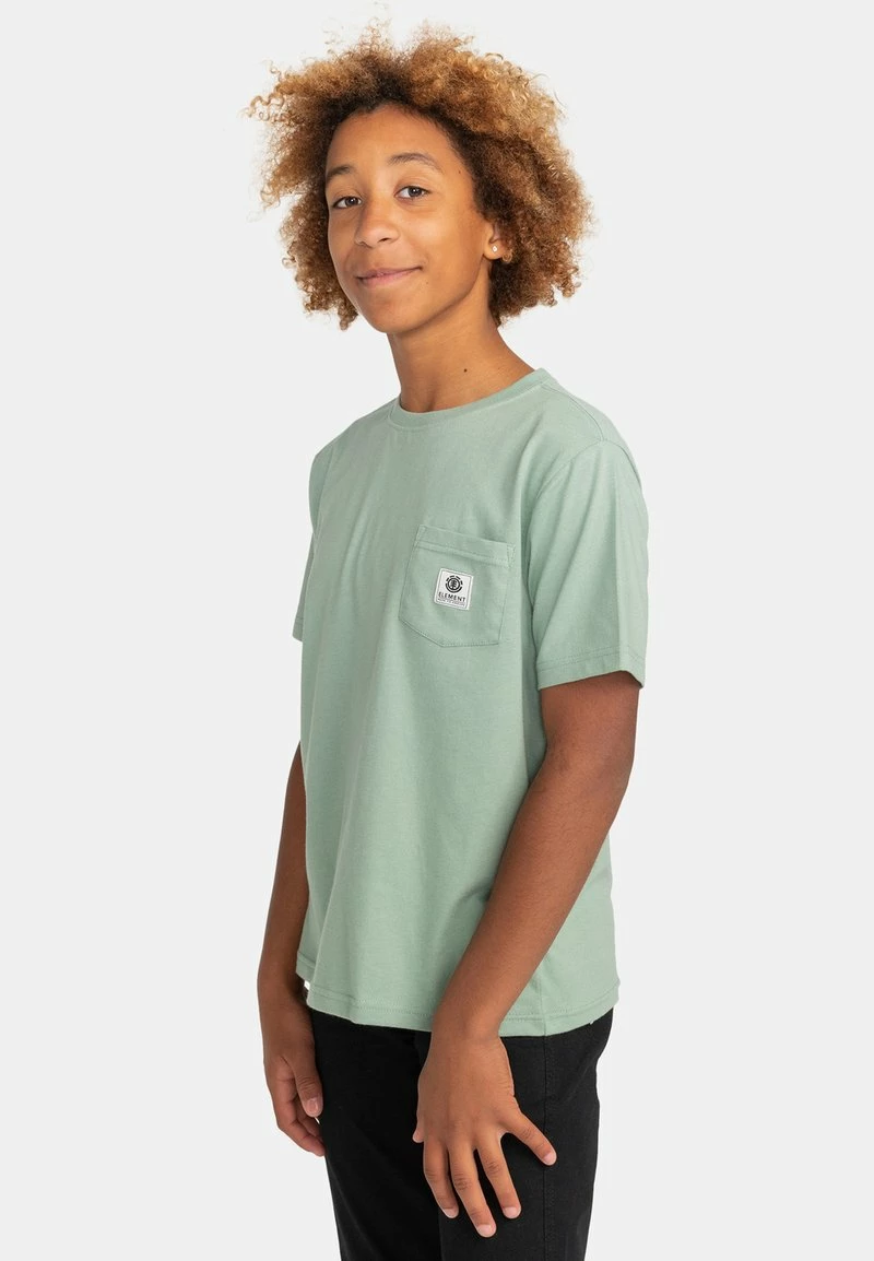 Element Enfant BASIC LABEL MANCHES COURTES T Shirt Basique Chinois Green â Image 2