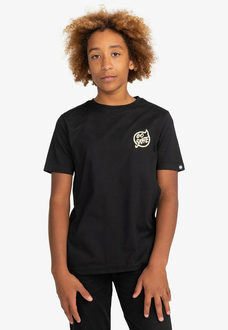 Element Manches Courtes T Shirt Imprimé Flint Black Enfant â Image 2