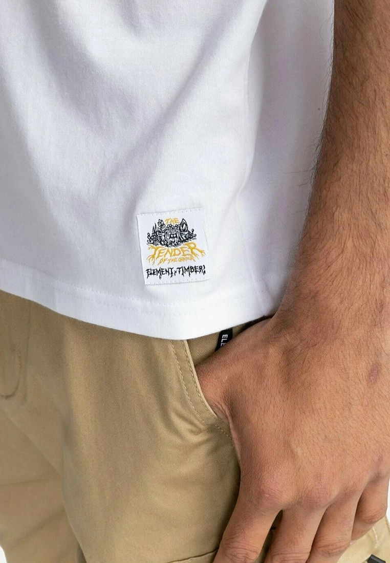 Element MANCHES COURTES HOMME T Shirt Imprimé Optic White â Image 5