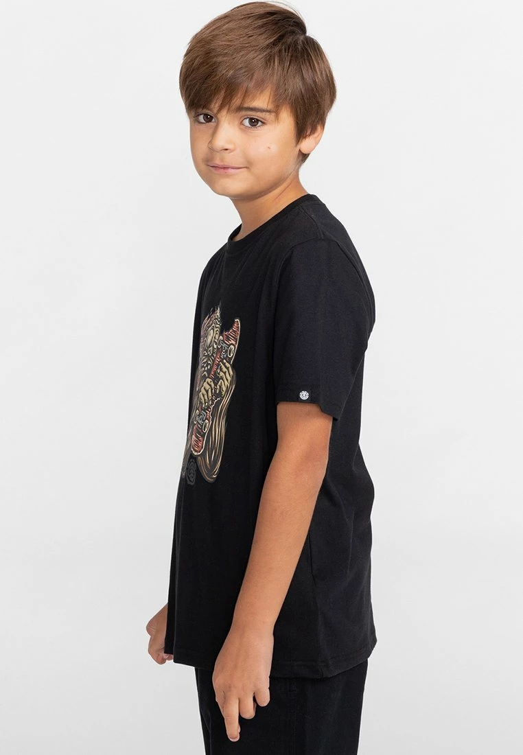 Element Manches Courtes T Shirt Imprimé Flint Black Enfant â Image 4
