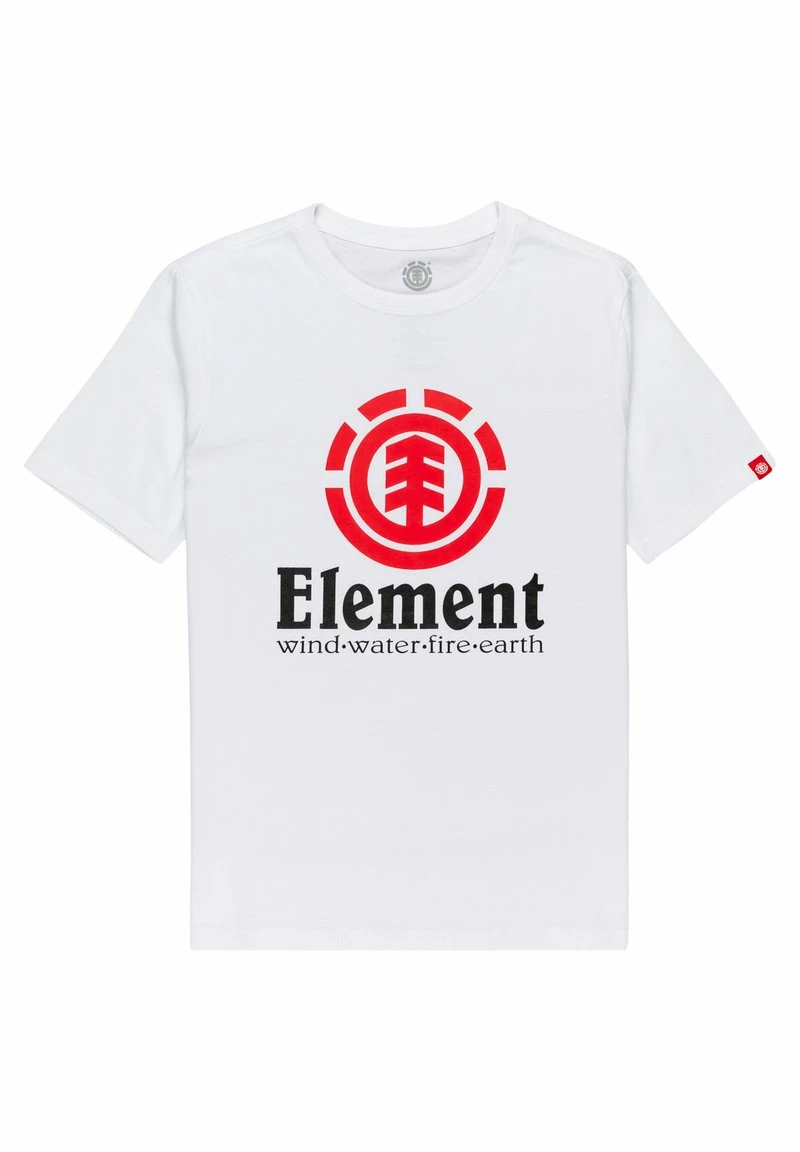 Element Enfant VERTICAL SS YOUTH T Shirt Imprimé Optic White