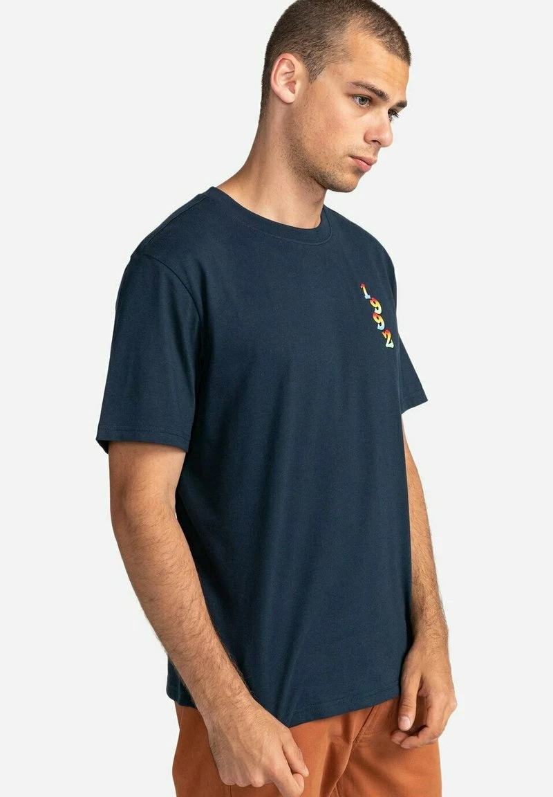 Element MANCHES COURTES T Shirt Imprimé Eclipse Navy Homme â Image 4