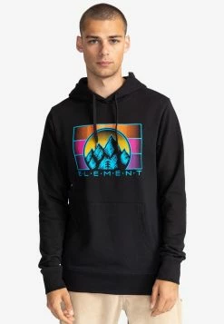 Element Homme PALAZZO Sweat à Capuche Flint Black