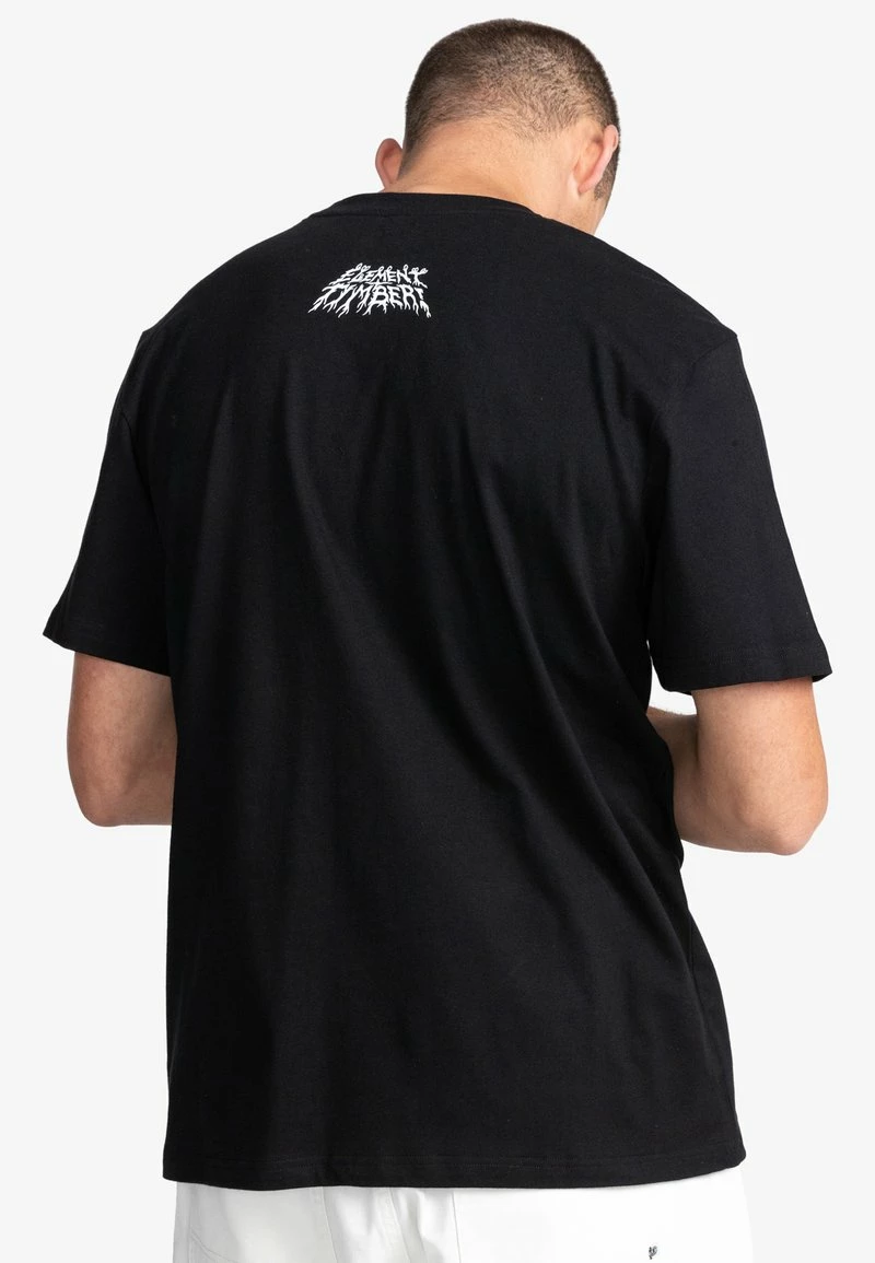 Element MANCHES COURTES HOMME T Shirt Imprimé Flint Black â Image 3