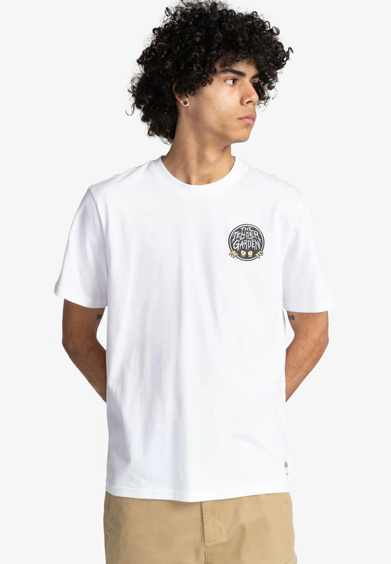 Element MANCHES COURTES HOMME T Shirt Imprimé Optic White