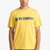 Element BLAZIN T Shirt Imprimé Cream Gold Homme