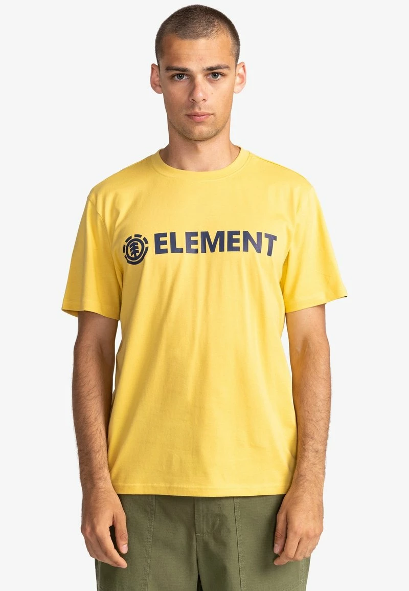 Element BLAZIN T Shirt Imprimé Cream Gold Homme
