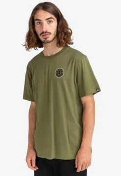 Element Homme T Shirt Imprimé Winter Moss