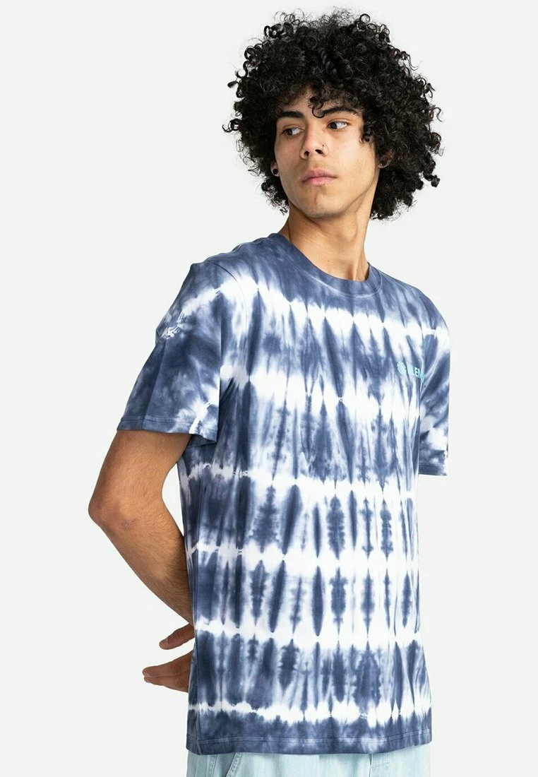 Element MANCHES COURTES T Shirt Imprimé Tie Dye Stripe Homme â Image 4