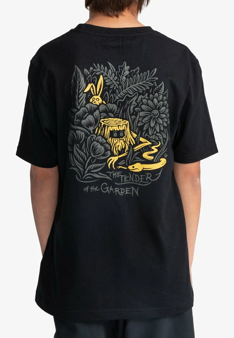 Element MANCHES COURTES T Shirt Imprimé Flint Black Enfant â Image 3