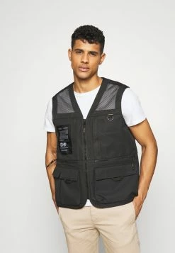 Element Homme AETHER VEST Veste Sans Manches Flint Black