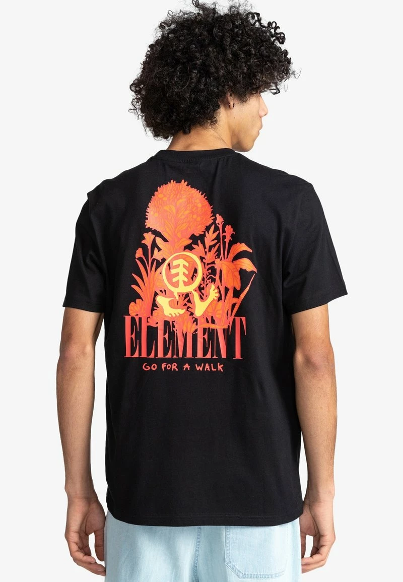 Element Homme Manches Courtes T Shirt Imprimé Flint Black â Image 3