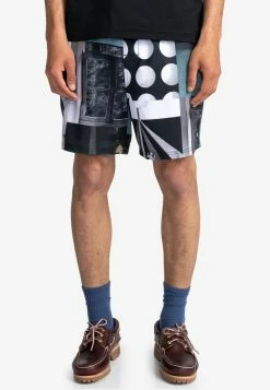 Element HYBRID Short Mottled Black Homme