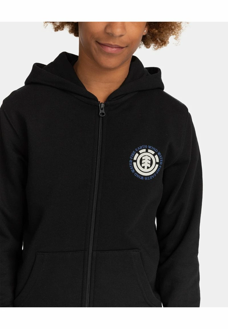 Element Enfant Sweat à Capuche Zippé Flint Black â Image 5