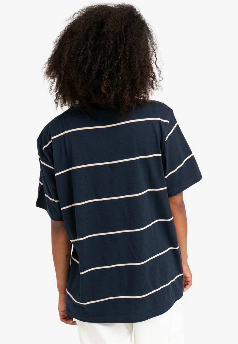 ELEMENT OLNEY STRIPE T SHIRT MANCHES COURTES POUR HOMME C1SSJ3 T Shirt Imprimé Eclipse Navy â Image 3