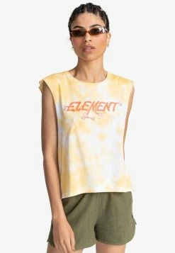 Element DÉBARDEU POUR FEMME Débardeur Cream Gold Tie