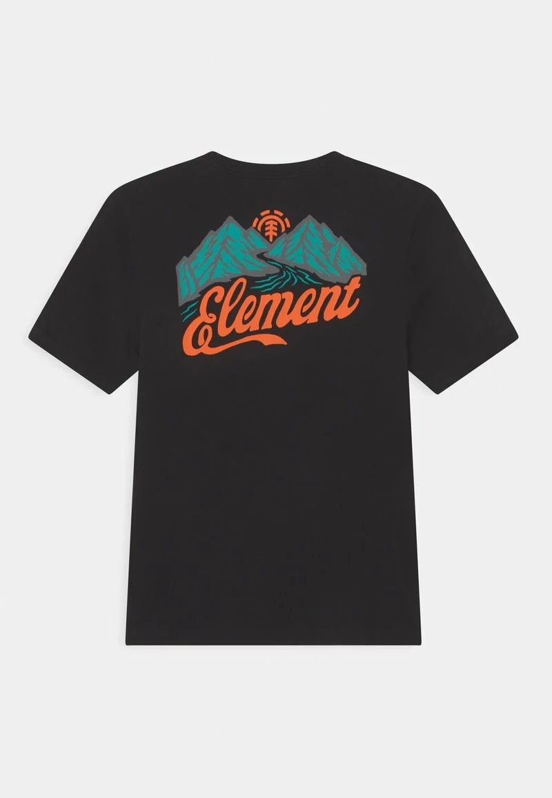 Element OLMSTEAD SS YOUTH T Shirt Imprimé Flint Black Enfant â Image 2