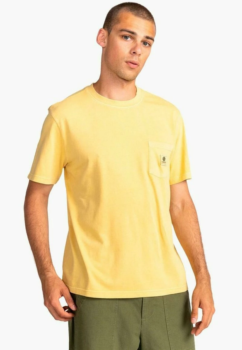 Element T Shirt Basique Cream Gold Homme â Image 4