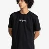 Element Homme CARE MANCHES COURTES T Shirt Imprimé Flint Black