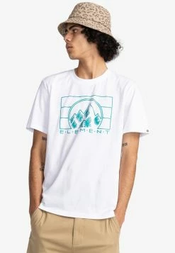 Element T Shirt Imprimé White Homme