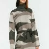 Element Femme Robe Longue Camo