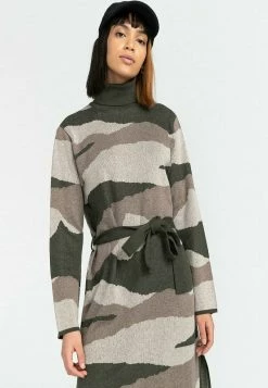 Element Femme Robe Longue Camo