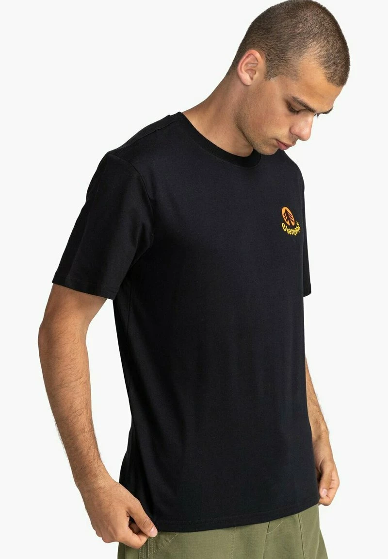 Element Homme TAOS MANCHES COURTES T Shirt Imprimé Flint Black â Image 4