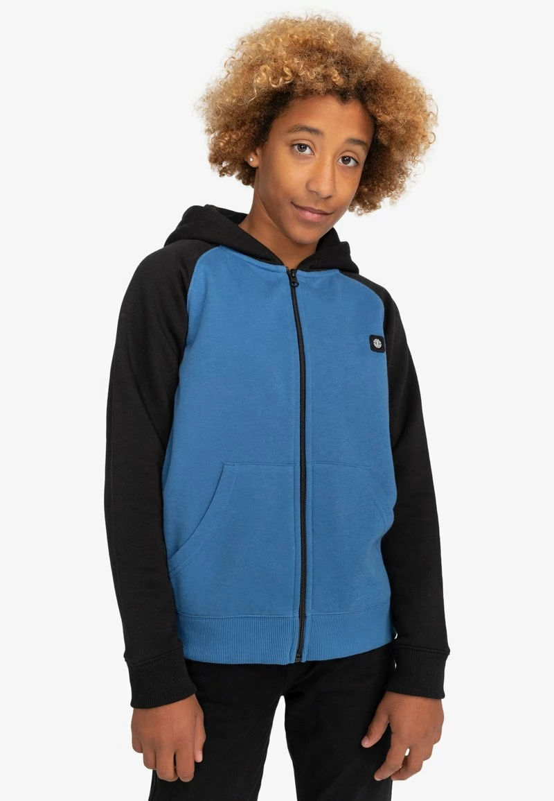 Element Sweat à Capuche Zippé Flint Black Enfant â Image 2