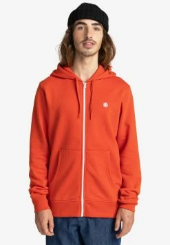 Element Homme CORNELL CLASSIC Sweat à Capuche Zippé Red Clay